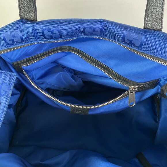 Gucci Off the Grid Duffle Bag GG Monogram Blue - Picture 10 of 16